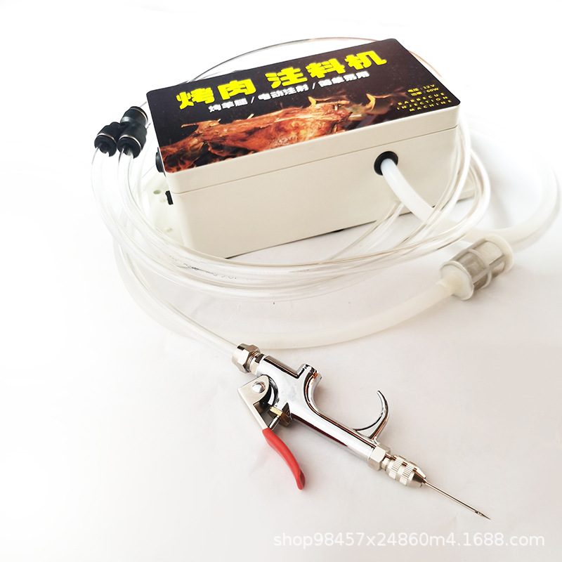 Barbacoa ovejas máquina de inyección de carne en escabeche condimento de agua salada dispensador de jugo eléctrico de alta presión salsa en escabeche barbacoa máquina de condimento automático