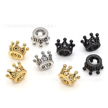 18K����ɫ΢��ʯ�ʹڴ���� ��ñȦ���鴮�� diy�ֹ��Ʒ���