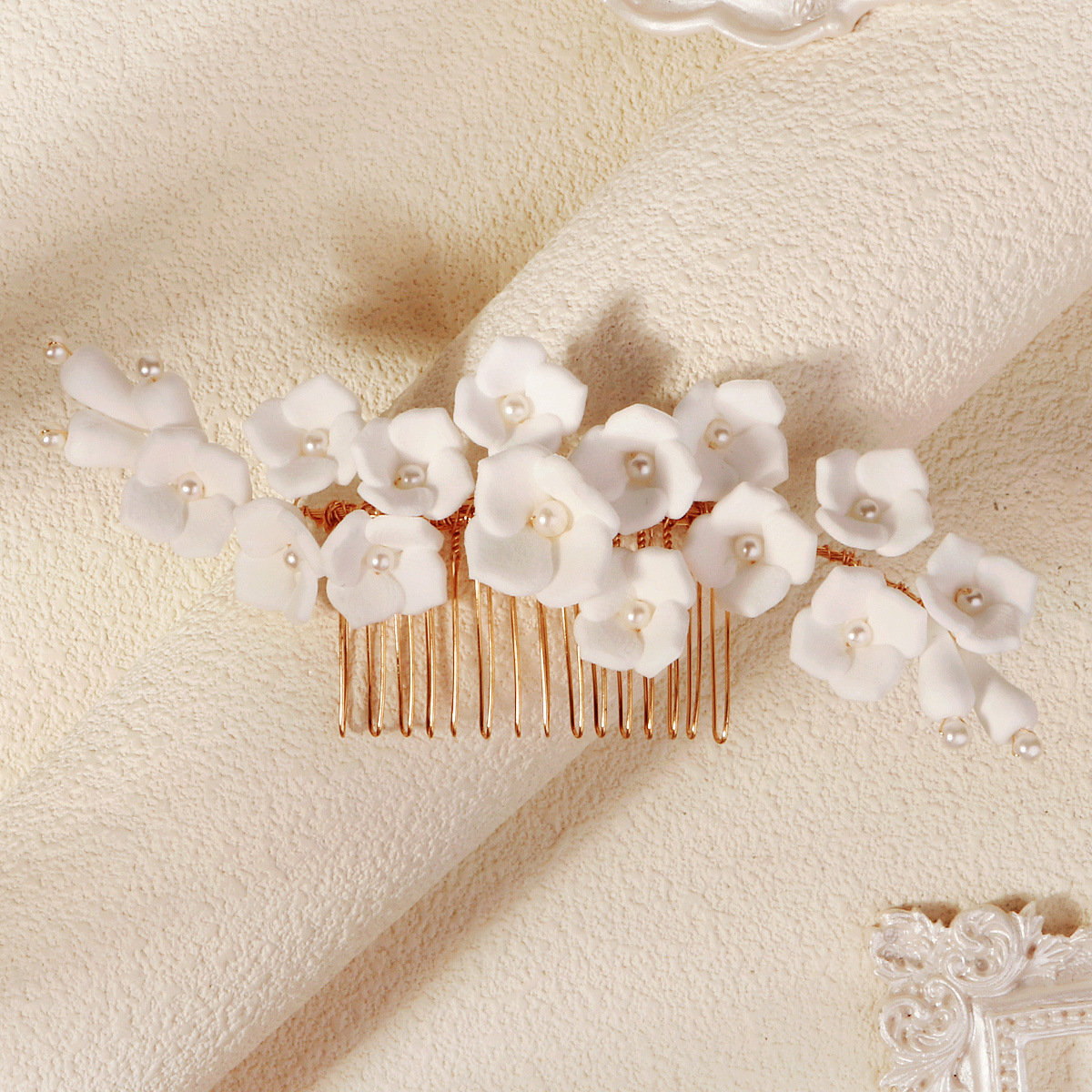 Flower Pattern Vacation Women's Flower Alloy Hair Clip