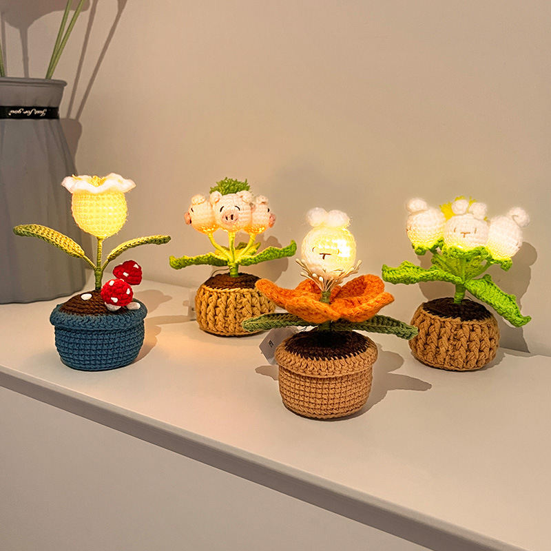 Pastoral Flower Yarn Imitation Plants display picture 1