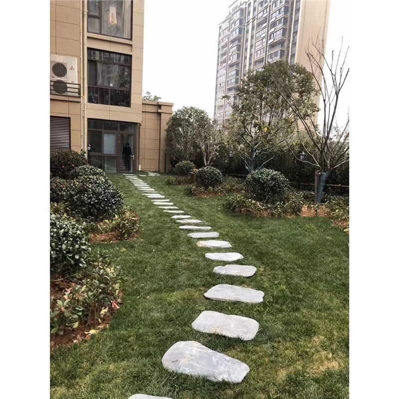 Tablero de piedra azul natural, baldosas de jardín, césped, piedra de paso, alfombra antideslizante para exteriores, pavimentación de pies, patio de piedra