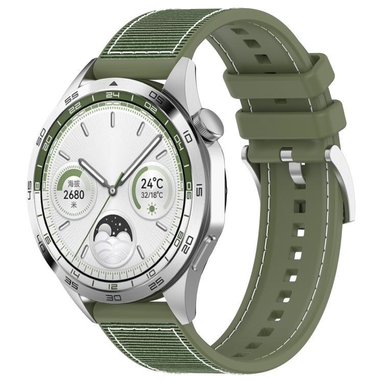 xDfind compuesto de nylon trenzado correa de silicona 22mm / 20mm