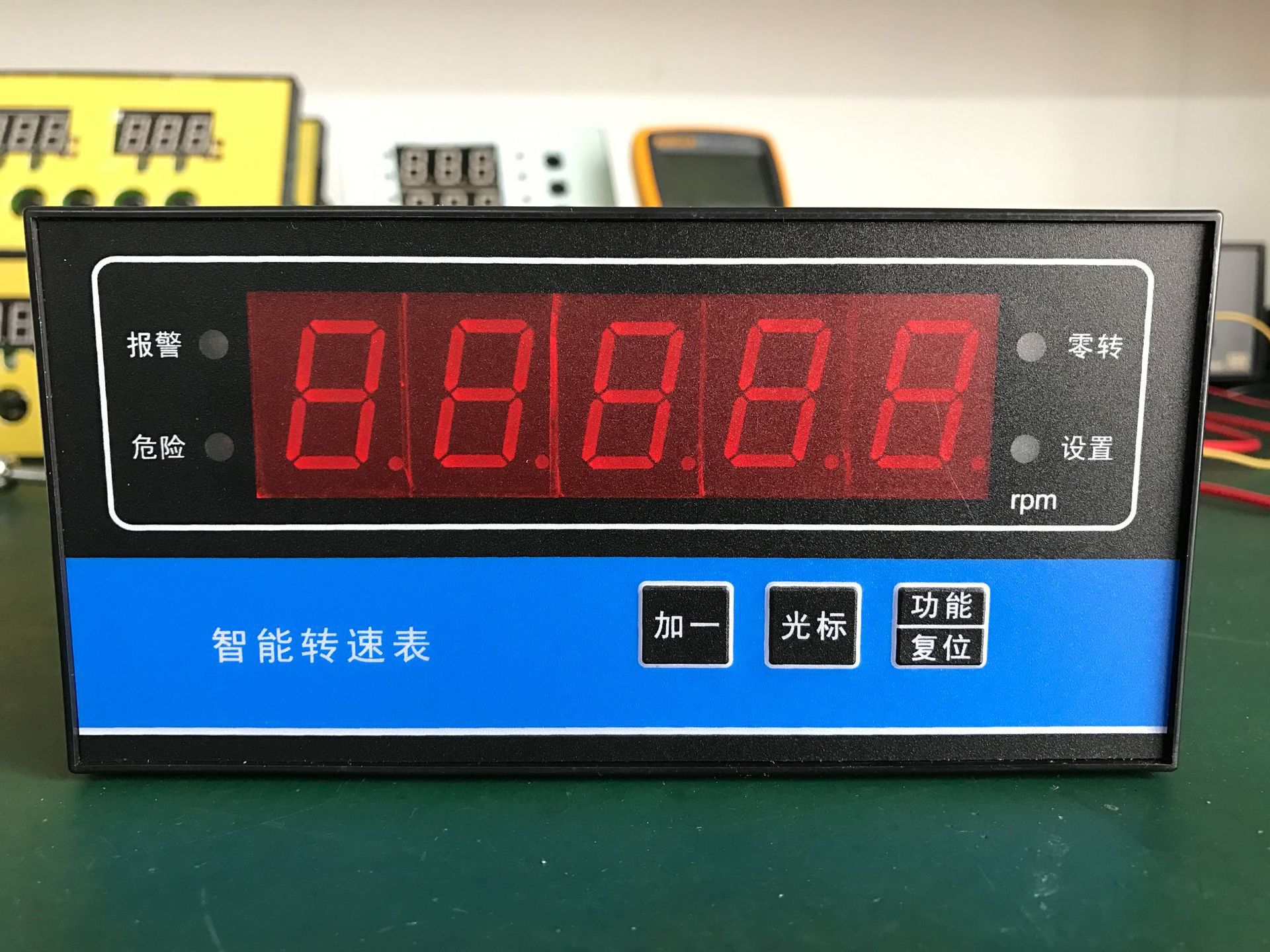 厂家直销加工定制5位转速表说明书SKZC-05智能转速批发磁阻式传感