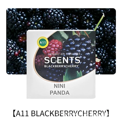 Car Perfume Aromatherapy: Fragrance Jar, Car-Mounted Solid Fragrance - blackberry-cherry