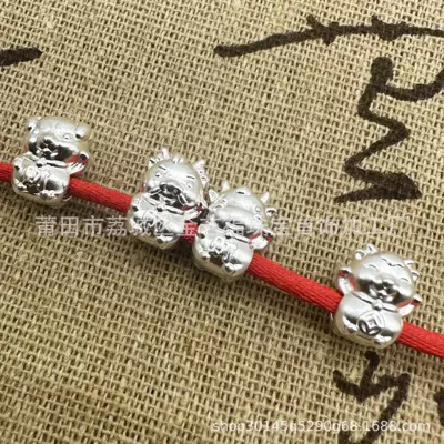 String Bead Bracelet Pure Silver – Zərgərlik ara hissələri