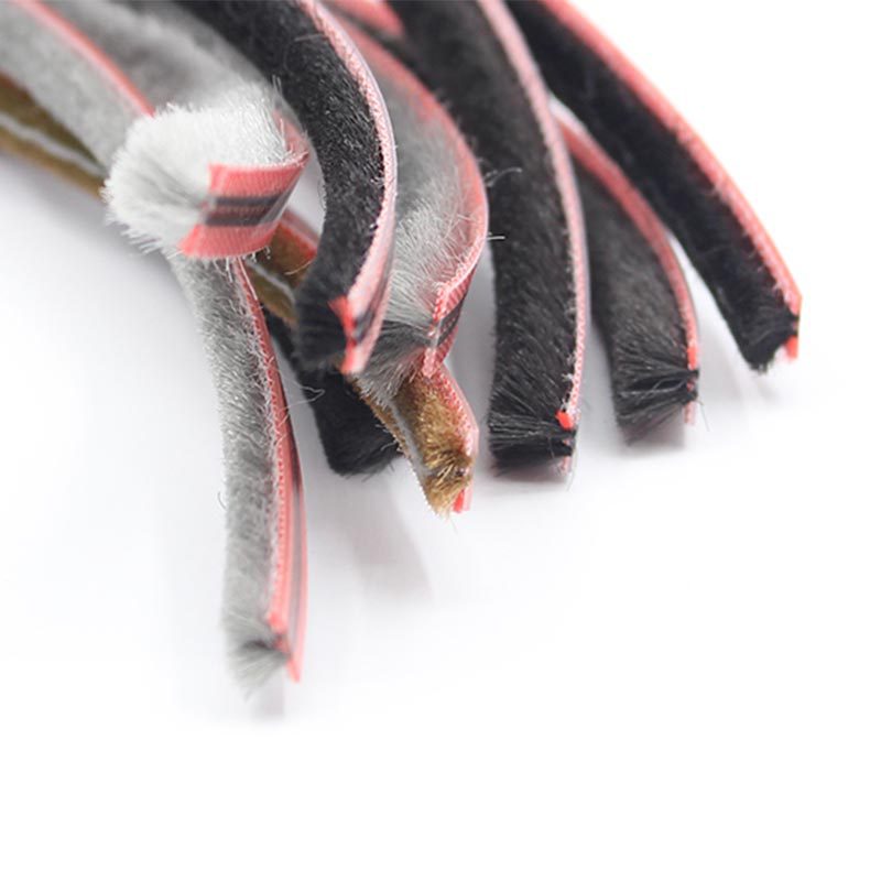 穿式门窗密封毛条卡槽门缝挡光条防尘条堵门缝密封条非背胶整卷装