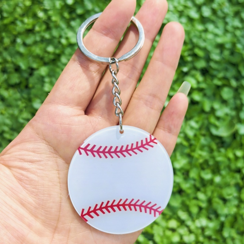 クロスボーダー創意キーチェーンアクリルサッカー野球バスケットボールラグビーキーホルダーバレーボールスポーツプレゼント|undefined
