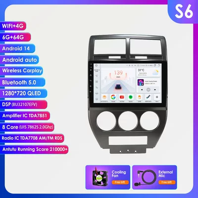DVD Navigation – Jeep Compass 07-09 Car - 664g-wifi4glte-version-7862-carplay-eight-core-10inch-suitable-for-2007-2009-jeep-compass
