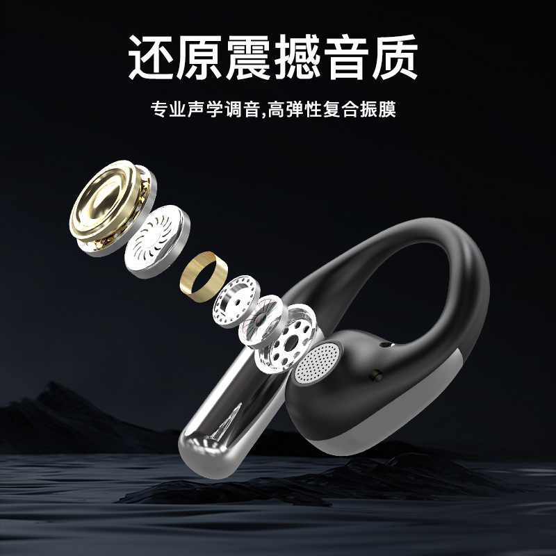 AI インテリジェント翻訳言語 Q31pro カラー画面耳掛け Bluetooth ヘッドセット Q16PRO OWS ノイズリダクション読み取り、書き込み、リスニング|undefined