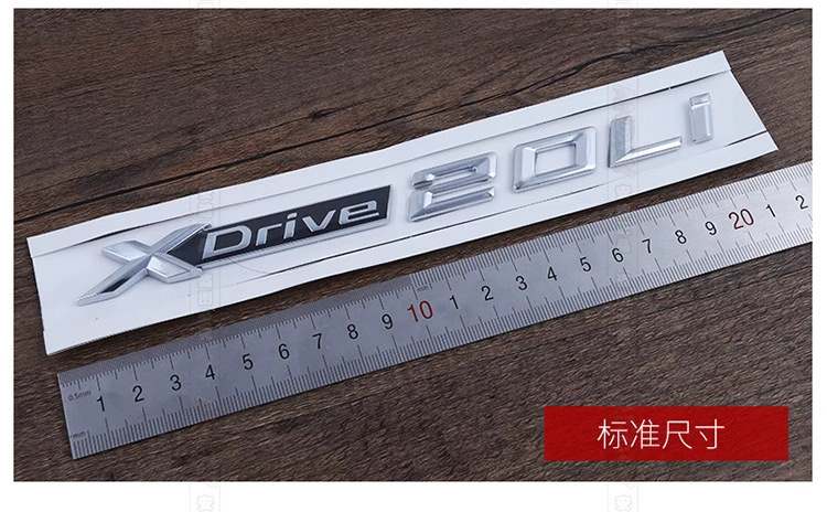Suitable for BMW X1, X3, X4, X5, and X6 models; used for modifying side fender emblems, four-wheel drive (4WD) badges, and XDrive car logos; digital stickers