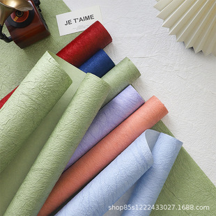 Zhuo fiber flower material roll stone paper texture art high-grade paper wrinkle bouquet material high-grade flower packaging paper