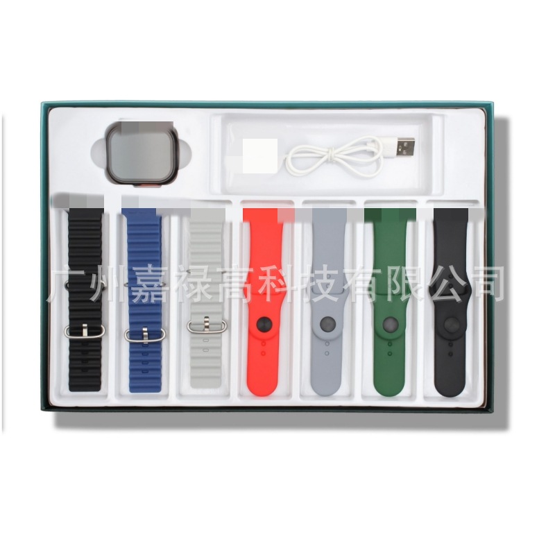 Reloj inteligente ZT - 17 Bluetooth llamada función de control de música contador de pasos 7 en 1 conjunto de correa de reloj directo de fábrica