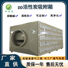 PP活性炭吸附箱注塑印染喷漆废气净化吸附装置实验室sdg干式过滤