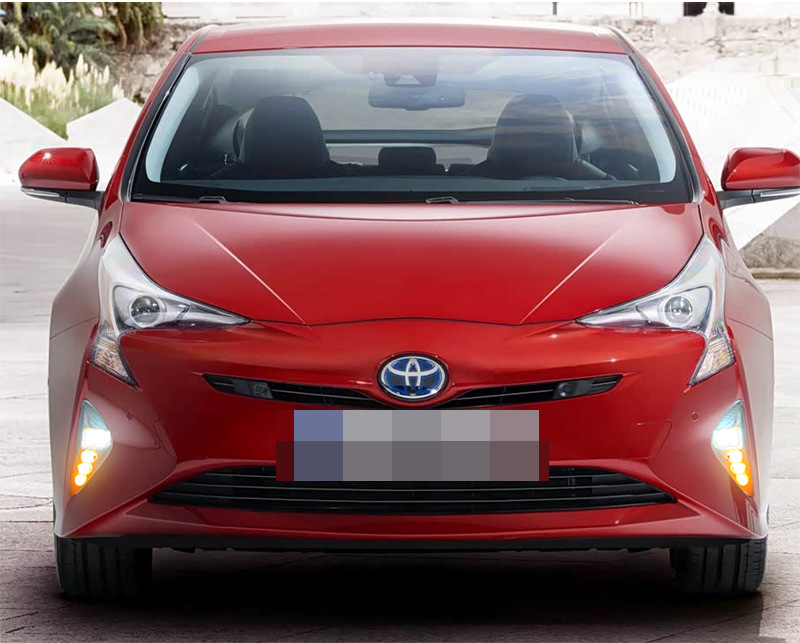 Suitable for 16-18 Toyota Prius Led Daytime Running Lights Daytime Running Lights Turn Signals Front Fog Lights Prius