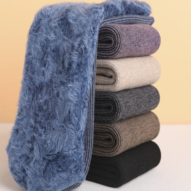 Extra Thick Snow Socks for Men in Winter with Velvet and Thickeneding to Heattech-40 ° Mid-Calf Socks for Women Northeast Plush Cold-Resistant Socks