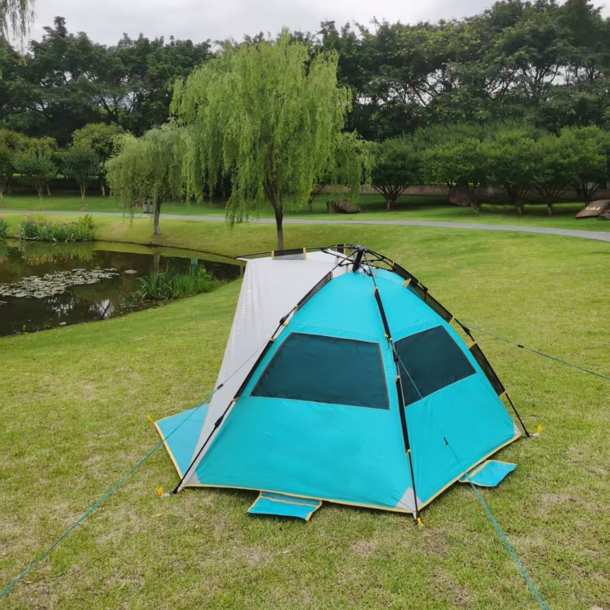 해변 텐트, 재고 있음, 해외 아마존 인기 상품, 해변 캠핑용, 자동 빠른 설치, 낚시용 차양막, 제조 공장