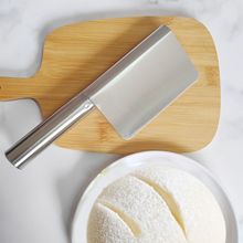 不锈钢刮刀 管柄面团切刀削面刀芝士奶酪抹刀面粉切 多功能切刀
