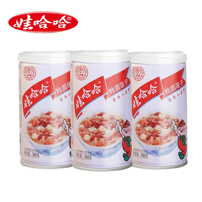 Wahaha longan lotus Seed восемь сокровищ каша 280 г 360 г целая коробка зерен завтрак оптом каша быстрого приготовления