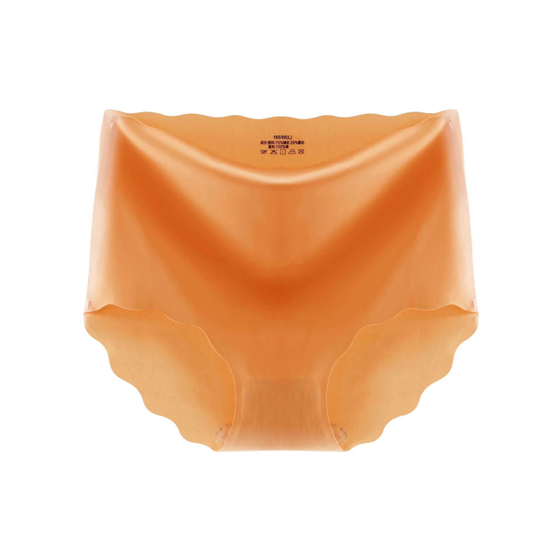 860 # sin costura de seda de hielo de alta cintura sin costuras sin rizado ropa interior de una pieza simple calzoncillos de color sólido en stock