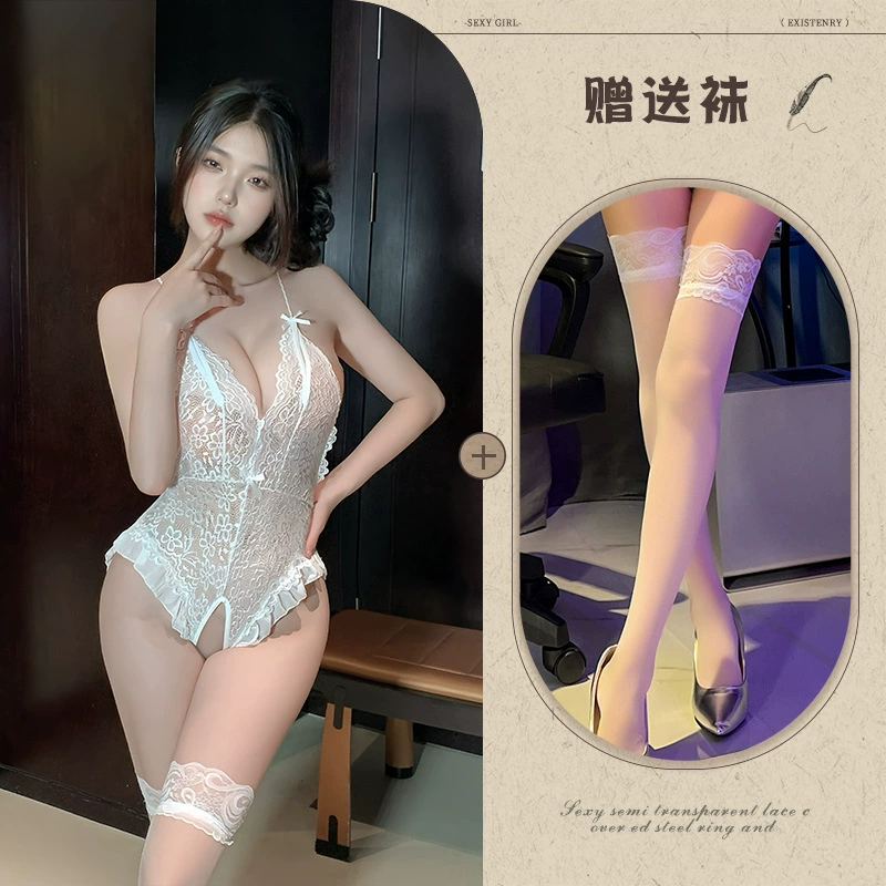 夜听香 Lace underwear, sexy bodysuit
