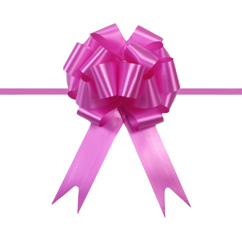 Cross-border Christmas Flower Ribbon Holiday Party Gift Box Packaging Ribbon 30# Stereoscopic Spherical Hand Flower