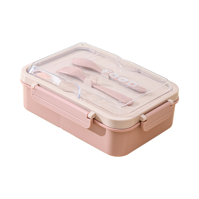 Ventas calientes de gran capacidad de almuerzo de plástico de alta calidad de la oficina estudiantes con almuerzo de almuerzo puede calentarse por microondas