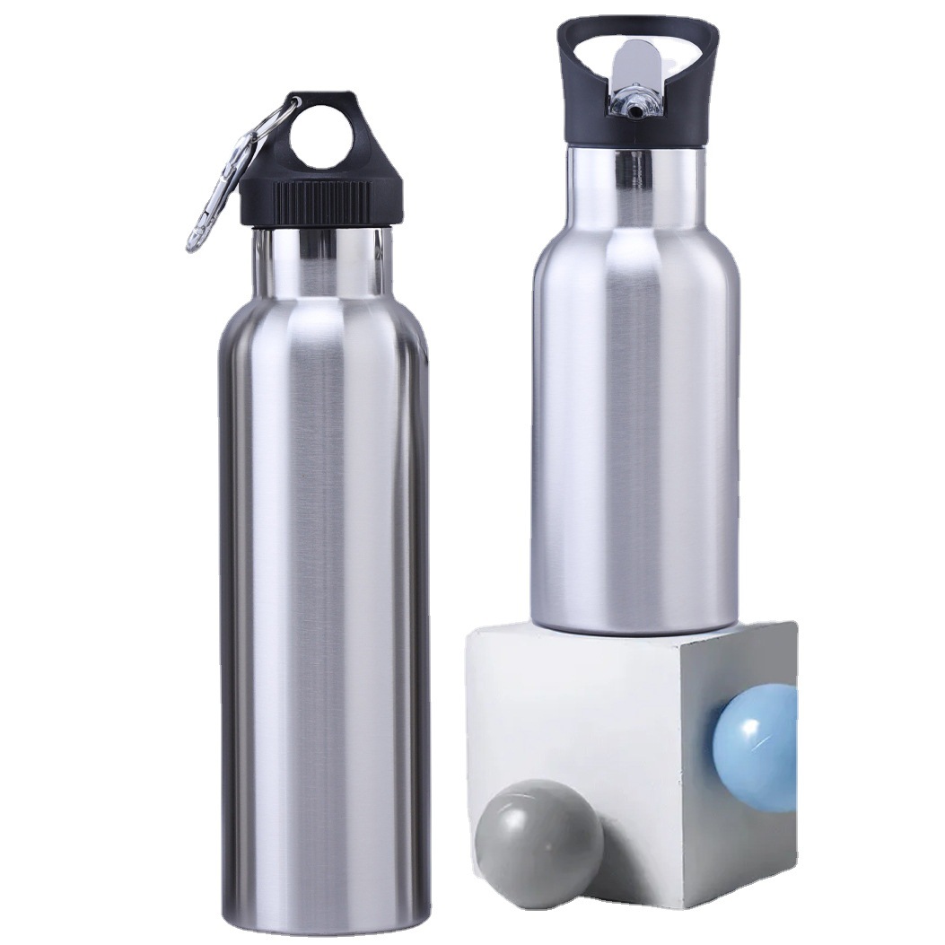 Cruz-frontera dedicado estilo americano boca grande de acero inoxidable taza de vacío de doble capa deportes al aire libre taza de agua de gran capacidad montañismo olla al por mayor