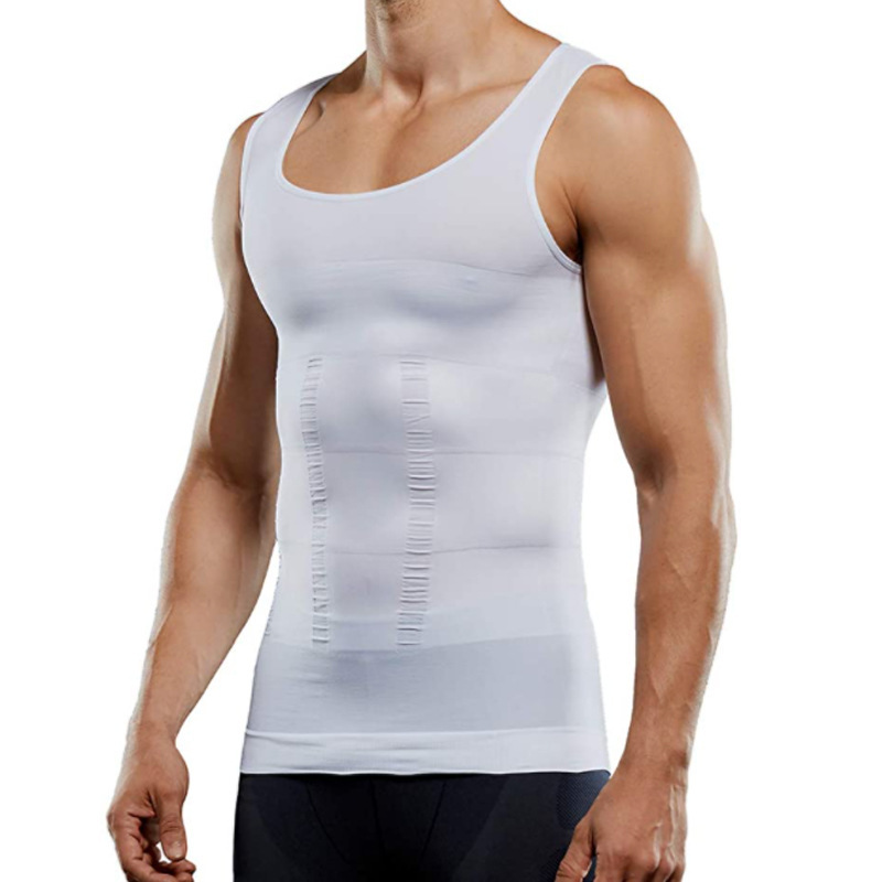 Upgraded Version of Seamless Men's Shapewear, Belly-Reducing and Tummy-Tightening Body-Shaping Underwear, Sports Compression Clothing, Functional Shapewear Vest Upgraded Version of Seamless Men's Shapewear, Belly-Reducing and Tummy-Tightening Body-Shaping Underwear, Sports Compression Clothing, Functional Shapewear Vest