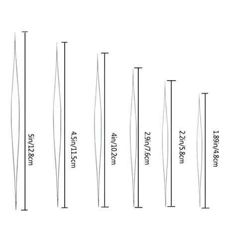 Pack of 6 (1 piece each size)