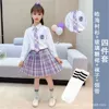 Glass skirt, long-sleeve, tie