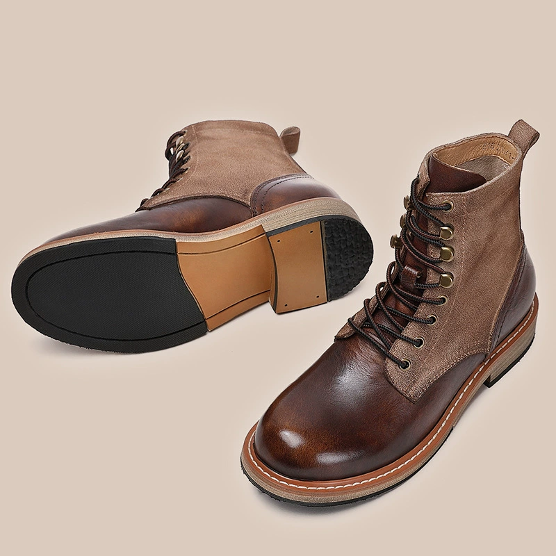 Ботинки (Martens) ретро парашютный, черно-кожаные ботинки по щиколотке, винтажная шнуровка, размеры 35–45