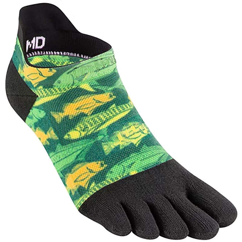 Short-Cut Printed Five-Toe Socks for Running, Marathon, Hiking, Quick-Drying Sports, Customized Five-Toe Socks from European and American Manufacturers