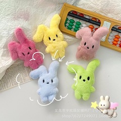 爆種折耳兎漫画ぬいぐるみかわいい兎手作りDIY児童靴帽服装靴下補助材料卸売り