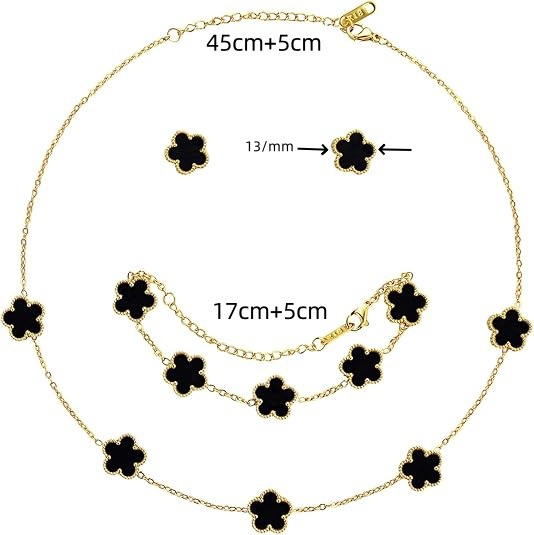 다섯잎클로버 3종세트-블랙쉘