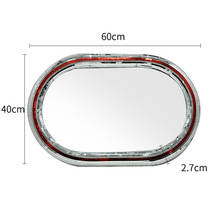 跨境外贸个性亮片相框马赛克方形圆形不规则中空欧美精致镜子摆台