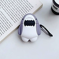 Силиконовый карманный защитный чехол для картинок (Apple AirPods, несколько моделей), милый чехол с карабином