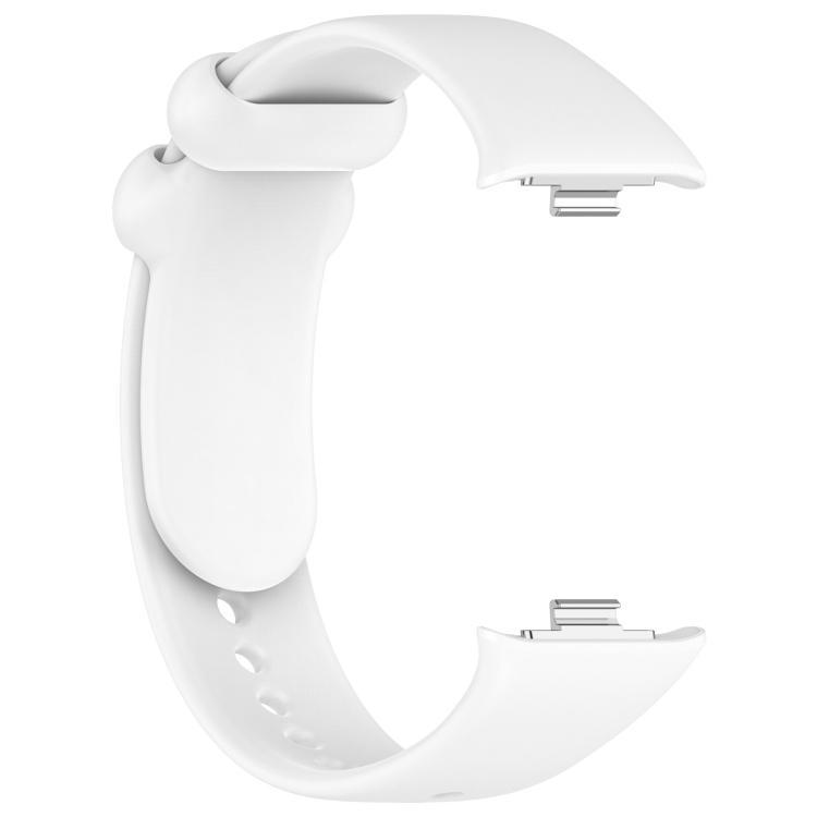 xDfind pulsera de silicona de botón negro sólido para Redmi Watch 6 / Watch 5 / Watch 4 / Xiaomi pulsera 9 Pro