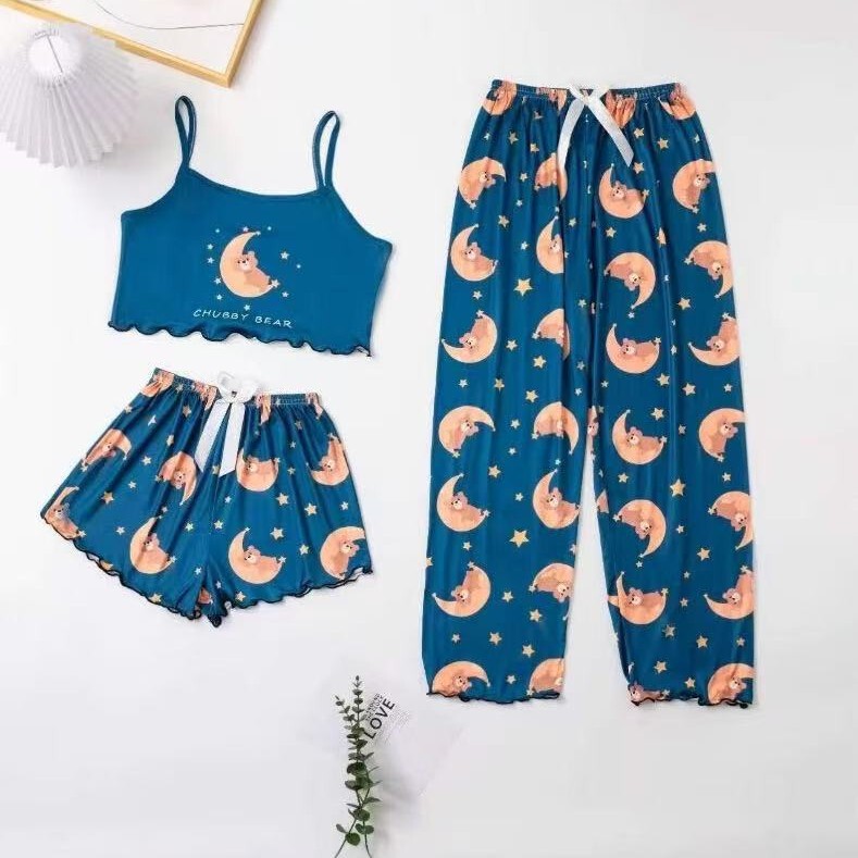 Cotton Silk Dream Silk 25 New Style Long Pants Rayon Wide-Leg Pants Single Pants Loungewear Women's Pants Pajamas Loungewear Wholesale