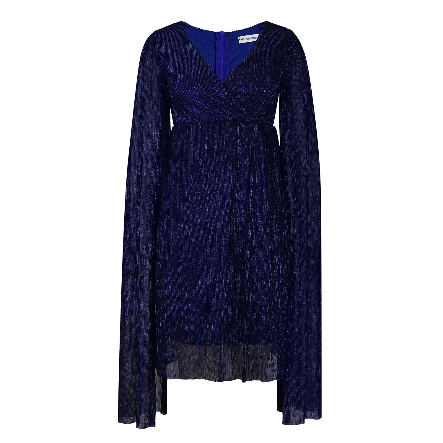 Women's Elegant V-Neck Long-Sleeve Dress