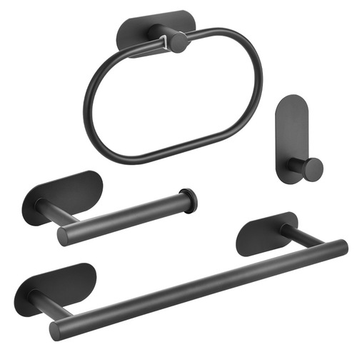 Stainless steel towel rack, towel ring, bathroom towel bar, bathroom accessories set, bath towel rack, bathroom tissue rack