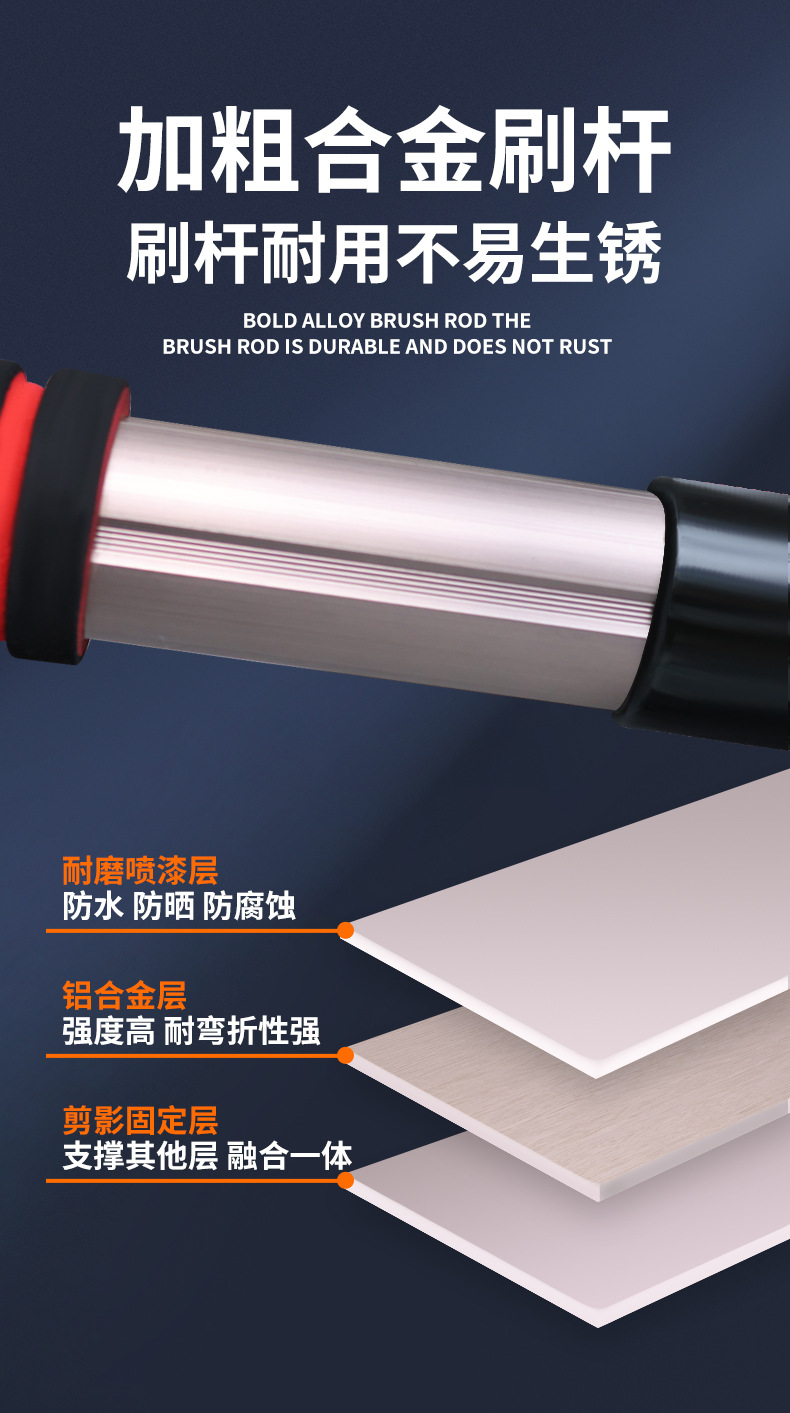 Car Mop, Dust Duster, Car Wiper, Non-Shedding, Retractable Car Brush, Cleaning Tool Supplies, Edelweiss, Non-Damaging Car Paint