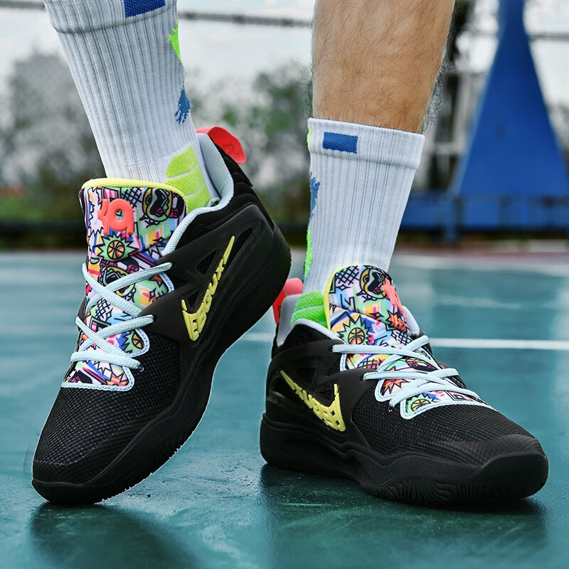 Zapatos de baloncesto Durant de combate real para parejas y hombres resistentes al desgaste y antideslizantes para fricción y sonido