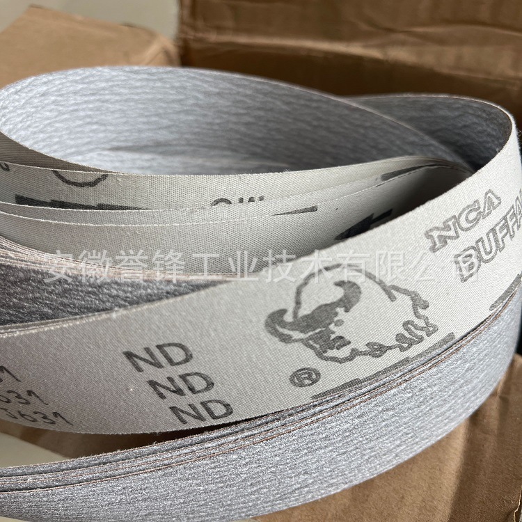 日本野牛NCA 涂层软布带 J631 J02白粉砂带 不锈钢 铝合金抛光带