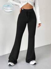 G 24311 Women's High Waist Flare Pants Ůʿ�������΢����