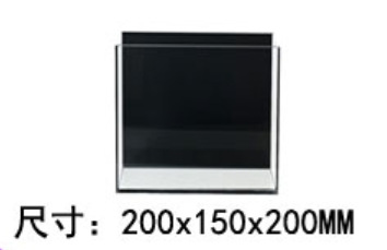 4mm 200*150*200 black back vinyl bare cylinder