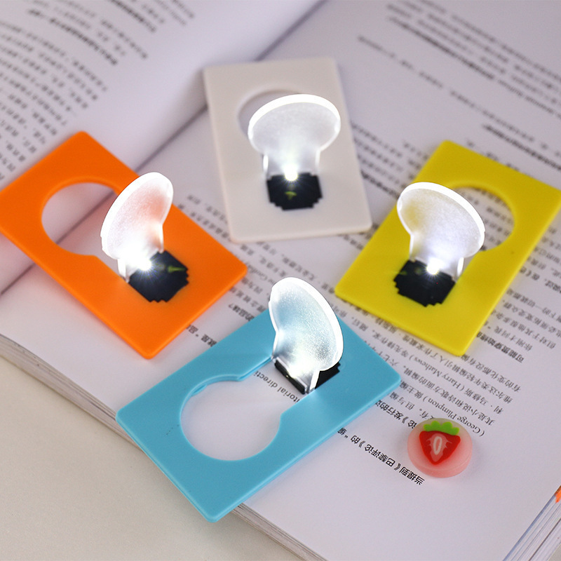 Mobile Phone Holder Mini Luminous Foldableing Card Led Night Light Bulb Creative Portable Gift Printable Logo Mobile Phone Holder Mini Luminous Foldableing Card Led Night Light Bulb Creative Portable Gift Printable Logo