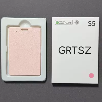 Wallet Anti-Theft Bluetooth Positioning – GPS Locator - f5-card-pink-apple-version-wireless-charging