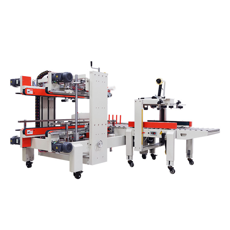 Dingye DFXS7050 máquina automática de sellado de cajas en forma de I, cinta adhesiva, máquina automática de sellado de cajas de cuatro esquinas