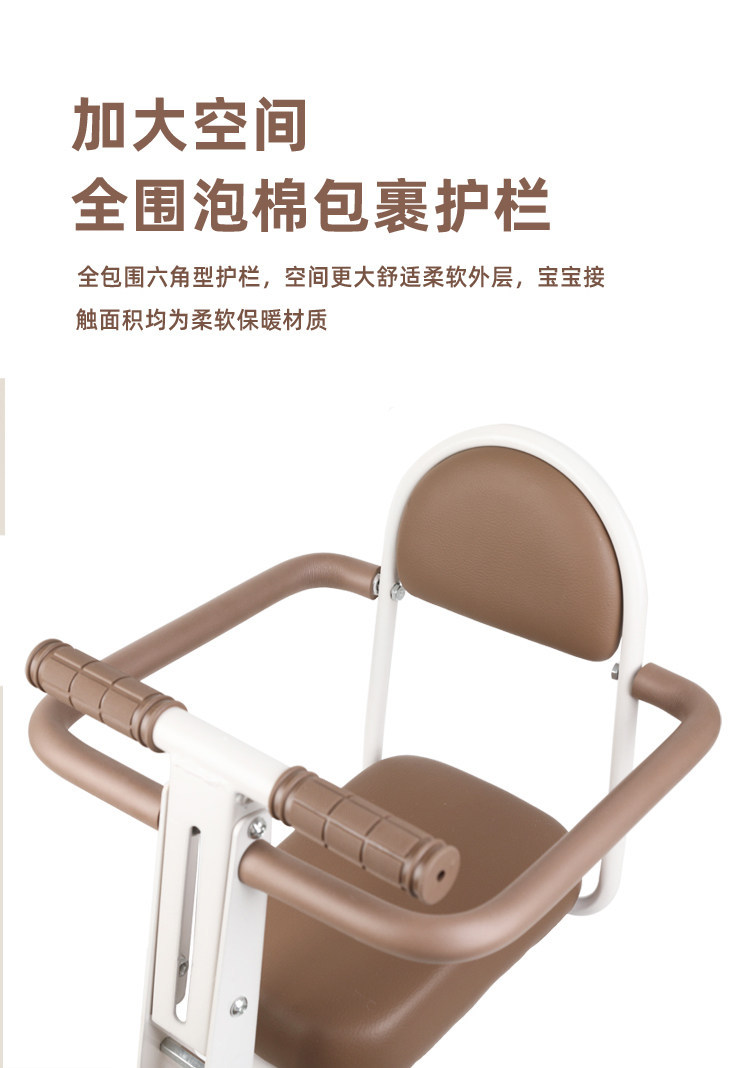 Suitable for electric vehicle child seats, front-mounted electric scooter baby seats, motorcycle infant child safety folding seats