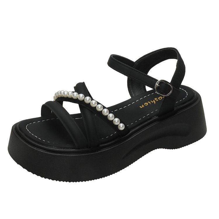 Sandalias de hadas con una sola gruesa antideslizante de verano 2026 nuevas sandalias deportivas de moda ligeras y suaves para mujeres